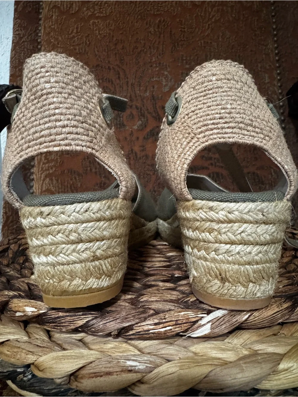 Pubol Premium Fabrics Canvas Espadrille Wedges